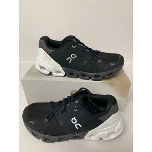 On Running Black and White Athletic Shoes